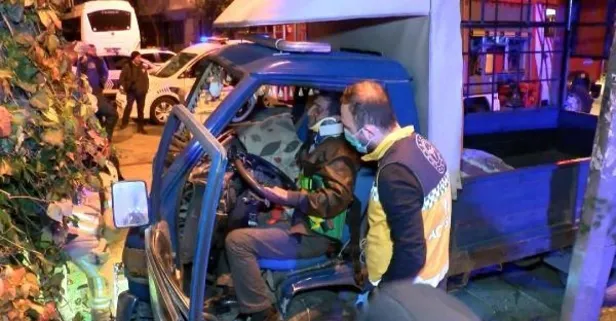 Bağcılar'da korku dolu anlar! Kurtarıldıktan sonra ellerini havaya açtı dua etti