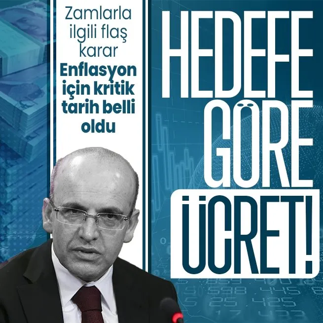 Hazine ve Maliye Bakanı Mehmet Şimşek zam kararını açıkladı: Bundan sonra ücret düzenlemeleri hedef enflasyona göre yapılacak