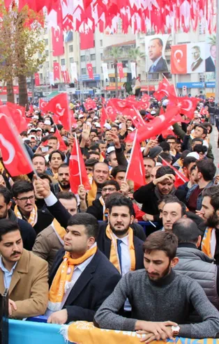 Denizli'de Başkan Erdoğan coşkusu