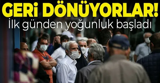 İlk günden otogar ve havalimanlarında hareketlilik