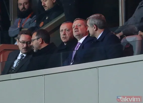 Başkan Erdoğan, Medipol Başakşehir-Roma maçında