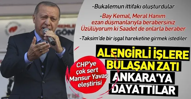 Başkan Erdoğan’dan Ankara Yenimahalle’de önemli açıklamalar