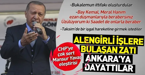 Başkan Erdoğan'dan Ankara'da önemli açıklamalar