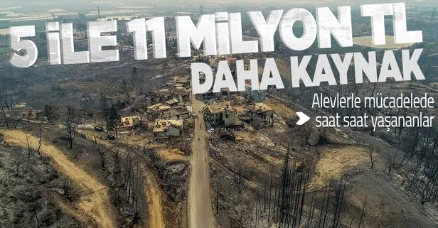 SON DAKİKA: Türkiye’de orman yangınlarında son durum! Yangından etkilenen 5 ile 11 milyon TL’lik daha kaynak