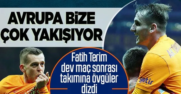 Galatasaray Teknik Direktörü Fatih Terim, takımını övdü! İstediğimiz, özlediğimiz Galatasaray bu
