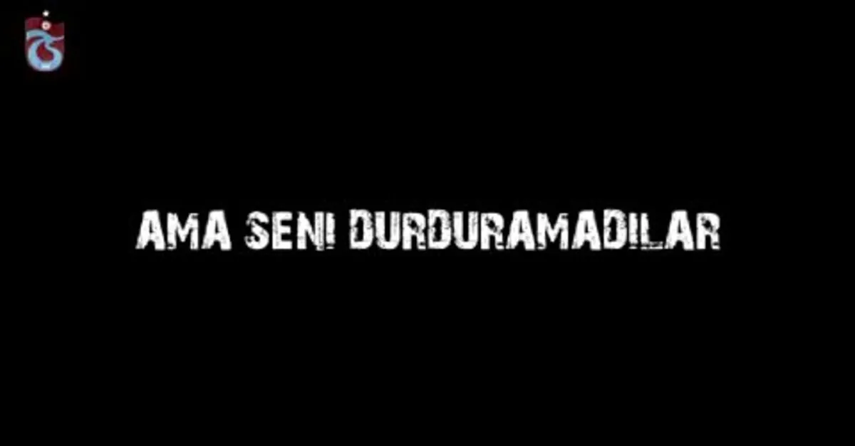 Trabzonspor şampiyonluk meşalesini yaktı: Durdurulamayacaksın!