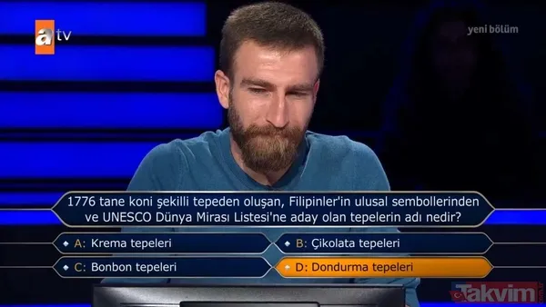 atv'de Kenan İmirzalıoğlu'nun sunduğu Kim Milyoner Olmak İster'de dikkat çeken Mustafa Kemal Atatürk sorusu - 45