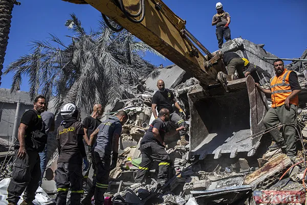 İsrail'den Beyrut'un kalbine alçak saldırı! Yine sivilleri hedef aldılar: Dehşet veren görüntüler - 8