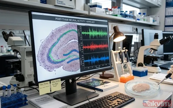 ÇÖZÜM: "CAMLAŞMA" TEKNİĞİ Araştırmacılar bu sorunu aşmak için vitrifikasyon adı verilen özel bir yöntem kullandı. Bu teknik sıvıların çok hızlı soğutularak...