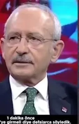 Kemal Kılıçdaroğlu 1 dakika içinde kendini yalanladı