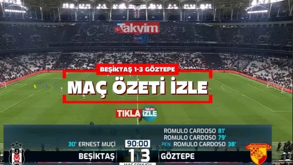 🦅 BEŞİKTAŞ 1 - 3 GÖZTEPE 🔴 Geniş Özet İzle 📺