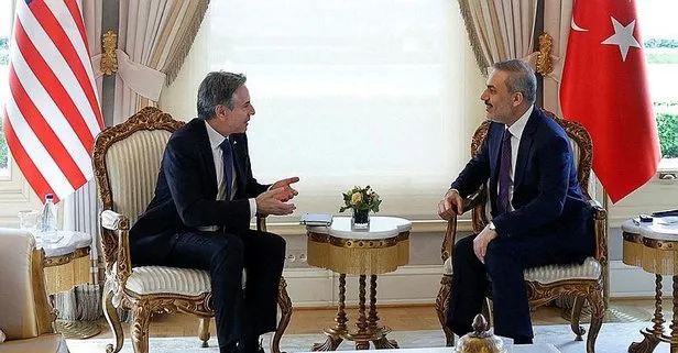 Başkan Erdoğan ABD Dışişleri Bakanı Blinken’ı kabul etti! Dışişleri Bakanı Fidan’dan Blınken’a çok net F-16 ve İsveç’in NATO üyeliği mesajı