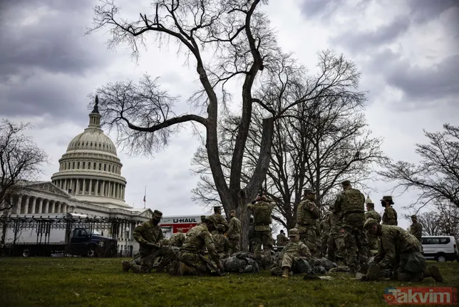 Washington savaş kampına döndü! 20 binden fazla asker konuşlandı