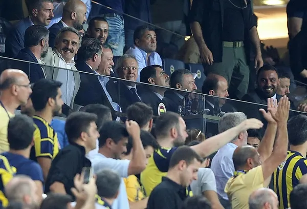 Cumhurbaşkanı Erdoğan'ın gol sevinci-1