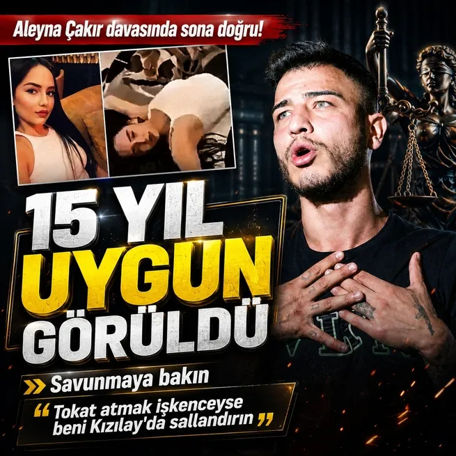 Aleyna Çakır davasında Ümitcan Uygun için 15 yıl hapis istendi: Tokat atmak eziyetse Kızılayda sallandırın beni