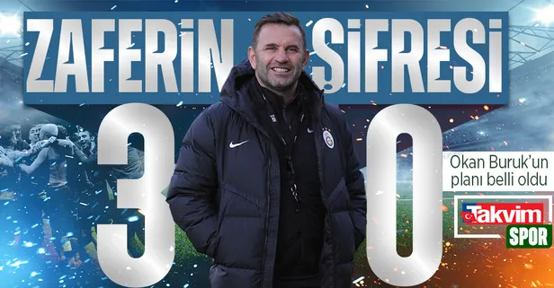 Zaferin şifresi 30! Galatasaray Teknik Direktörü Okan Buruk derbi için planını yaptı