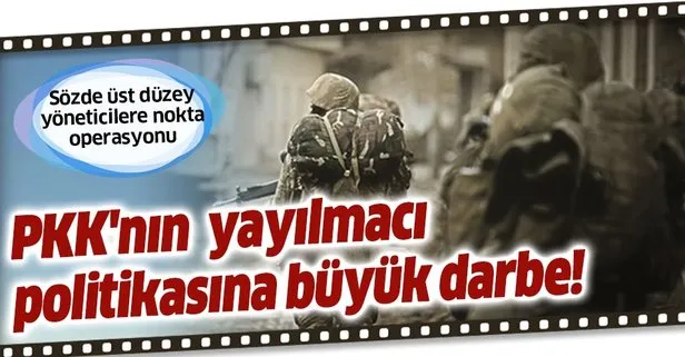 TSK'dan PKK'nın Irak'taki yayılmacı politikasına büyük darbe!