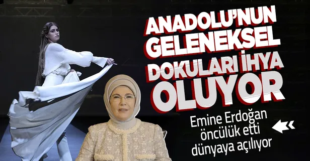 Türk dokumaları dünyaya açılıyor! Emine Erdoğan'dan açıklamalar: Zengin kültürümüzü yeniden ihya edeceğiz