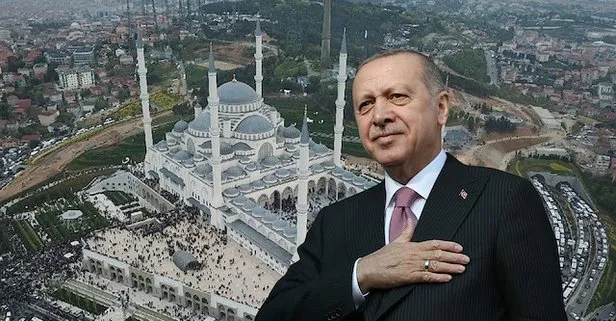 Son dakika haberi: Başkan Erdoğan bayram namazını Çamlıca Camii’nde kıldı