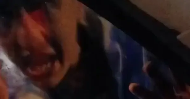 Sancaktepe'de trafik kazası sonrası ortalık karıştı: Kadın sürücünün otomobilini tekmeledi