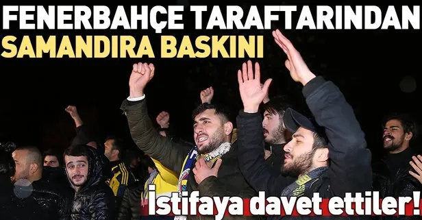 Fenerbahçe taraftarından 02:00’de büyük protesto