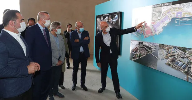 Başkan Erdoğan 'Tersane İstanbul'da incelemelerde bulundu