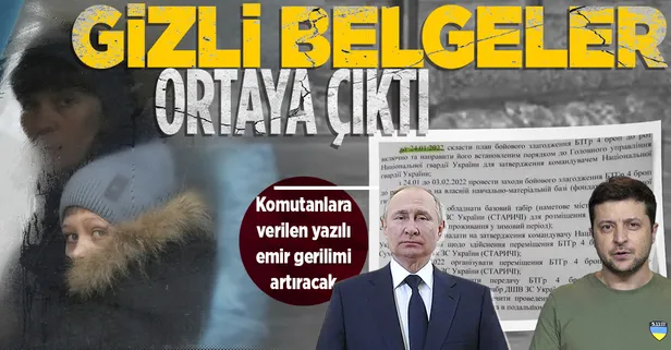 Rusya'dan bomba iddia! Ukraynalı komutanlara yazılan gizli harekat emrinin belgeleri ele geçirildi