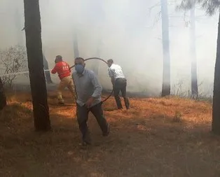Kartal Aydos’ta ormanlık alanda yangın