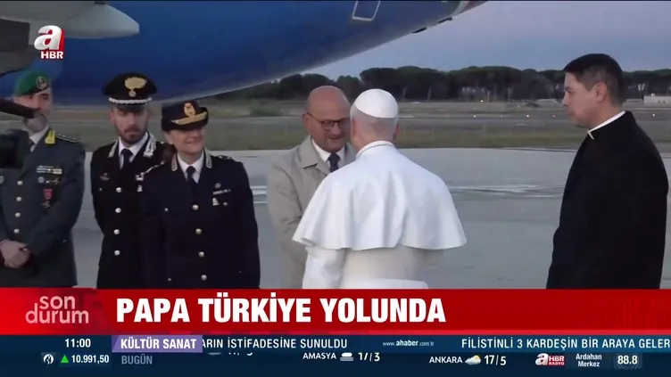 Papa Türkiye yolunda | VİDEO