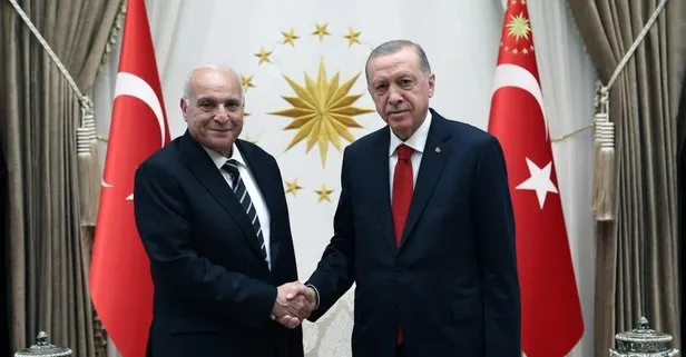 Başkan Erdoğan, ABD Müslüman Organizasyonları Konseyi’ni Cumhurbaşkanlığı Külliyesi’nde kabul etti