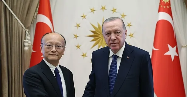 Başkan Erdoğan, Asya Kalkınma Bankası Başkanı Kanda'yı kabul etti