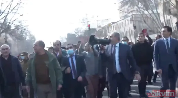 SON DAKİKA! Ermenistan'da darbe girişimi! Paşinyan sokağa indi! Son dakika fotoğrafları - 3