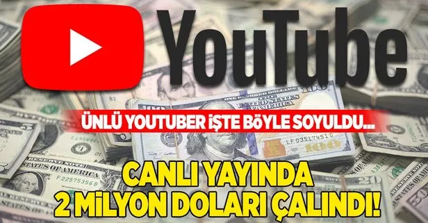 Canlı yayındaki kripto para yayıncısının 2 milyon dolarını çaldılar