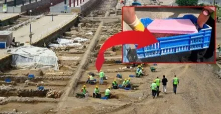 Haydarpaşa Garı'ndaki kazılarda top mermisi bulundu!