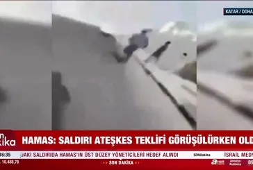 Katar'da saldırı anına ait görüntüler