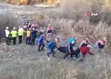 Erzurum Aşkale'de otomobil dereye uçtu: 3 ölü