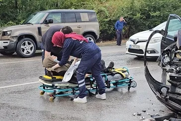 TEM’de 10 araç zincirleme kazaya karıştı