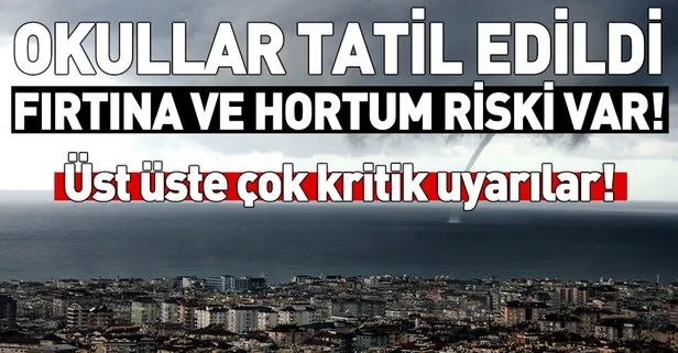 Son dakika: Antalya'da yarın okullar tatil