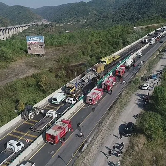 Bolu Dağı’nda zincirleme kaza