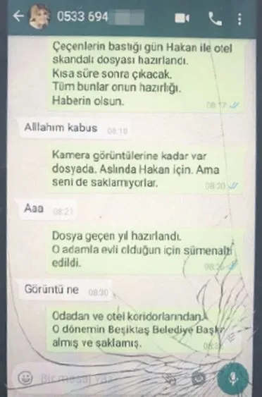 İşte Gülben Ergen'in telefonunda çıkan skandal yazışma...