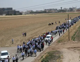 Suruç'ta cenazede büyük kalabalık