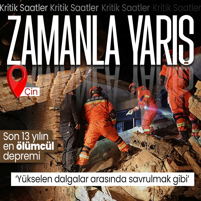 Çinde 6,2 büyüklüğünde deprem! Ölü sayısı her geçen dakika artıyor!