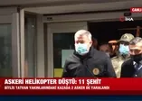 Milli Savunma Bakanı Hulusi Akar ve komutanlar helikopter kazasının yaşandığı bölgede