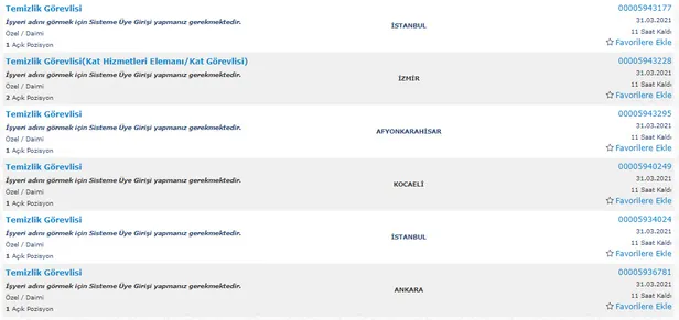 iskur-basvuru-ilanlari-iskur-31-mart-en-az-ilkokul-mezunu-temizlik-gorevlisi-alimi-basvuru-sartlari-nedir-iste-kadrolar-1617181527289.jpg İŞKUR başvuru ilanları - İŞKUR 31 Mart en az ilkokul mezunu temizlik görevlisi alımı başvuru şartları nedir? İşte kadrolar-5