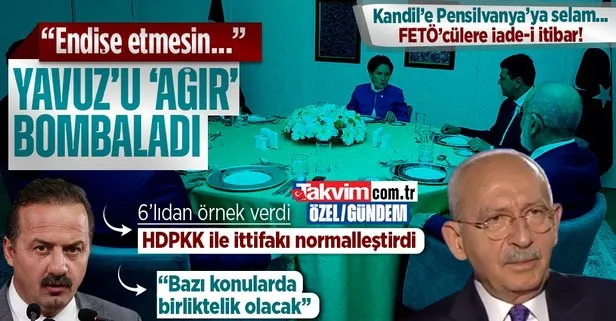 Kılıçdaroğlu HDP ile ittifakı normalleştirdi! Kandil ve Pensilvanya’ya selam çakıp FETÖ’cülere iade-i itibar vadetti: Yavuz Ağıralioğlu...