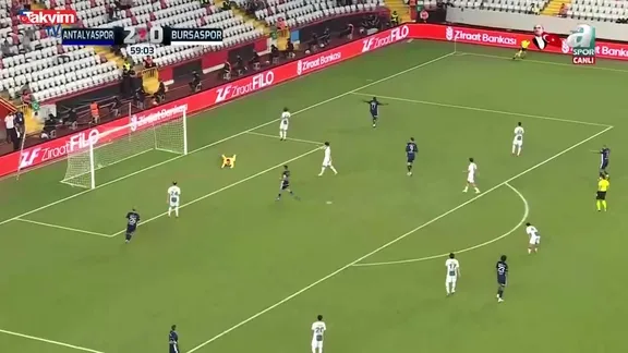 GOL: Antalyaspor- 3 0 - Bursaspor | Yohan Boli