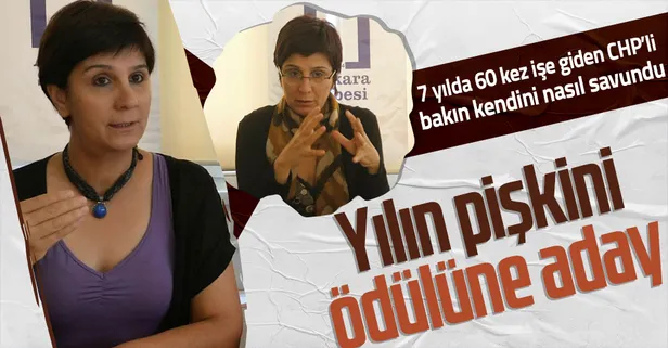 CHP'li Çankaya Belediyesi'nde mimar olarak çalışan Tezcan Karakuş Candan son 7 yıl 5 ay içinde sadece 60 kez işe gitti!
