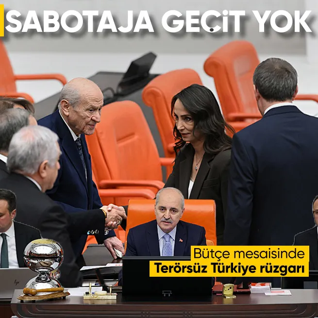 TBMMdeki bütçe mesaisinde Terörsüz Türkiye rüzgarı: Bahçeli ile DEM Partililer tokalaştı