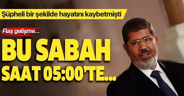 Son dakika: Muhammed Mursi Kahire'nin doğusunda yerel saatle 05.00'te defnedildi