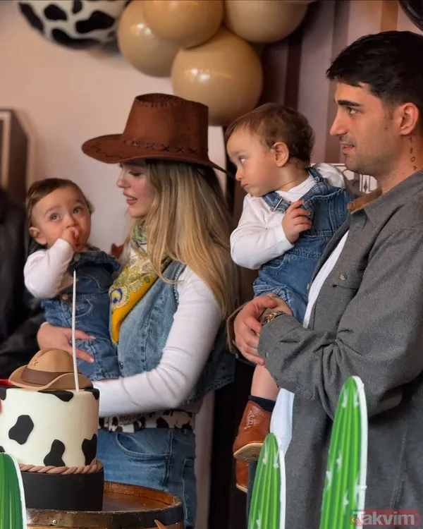 İbrahim Tatlıses’in torunları 1 yaşında! İdo Tatlıses ve Yasemin Şefkatli tüm aileyi bir araya topladı! - 8